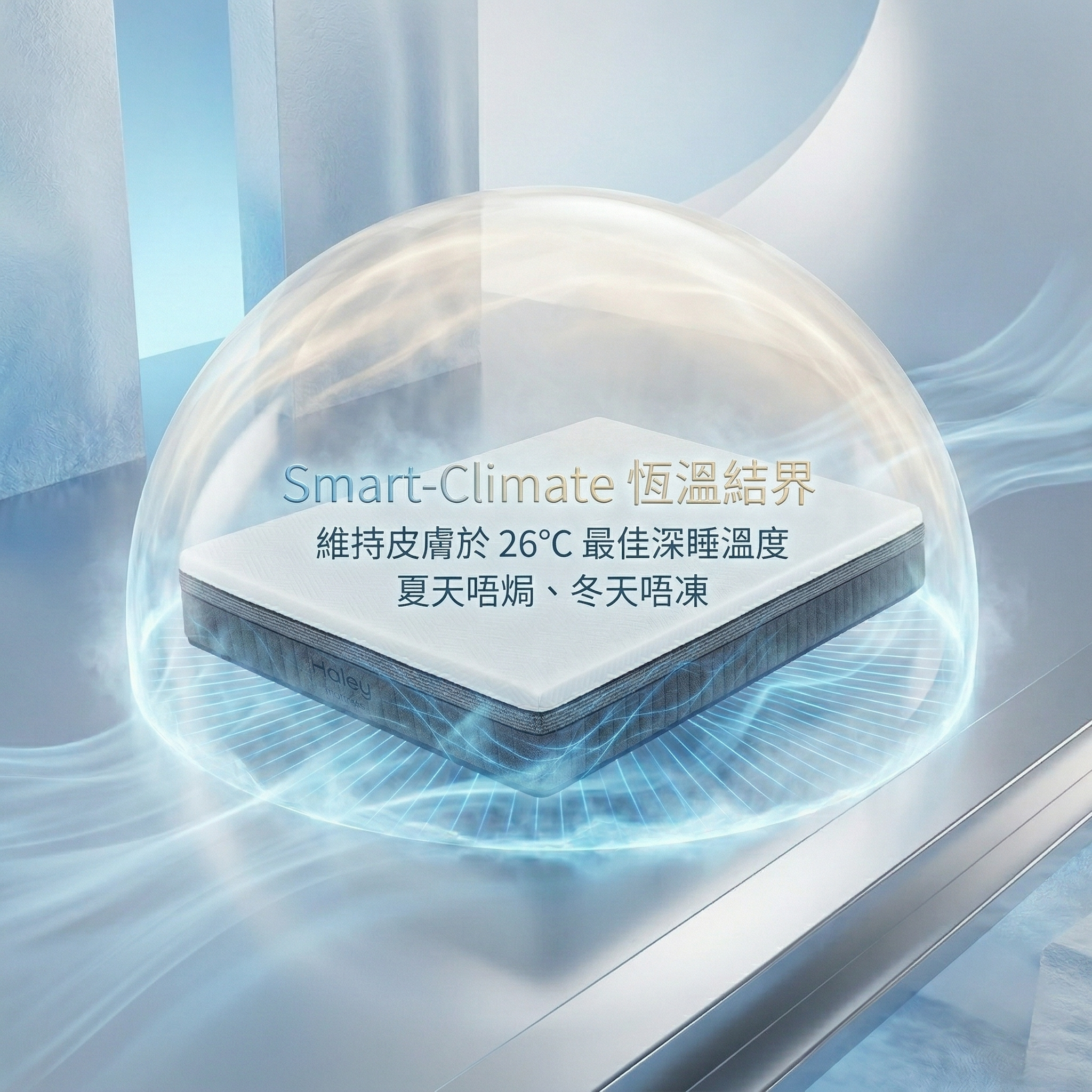 Haley Air-Pro Mattress with Smart-Climate System